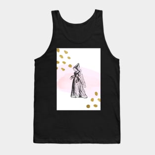 Pink and Gold Royalty Tank Top